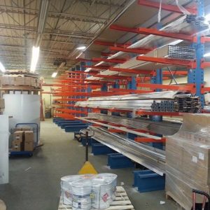 Double Sided Cantilever Racking Project (Toronto)