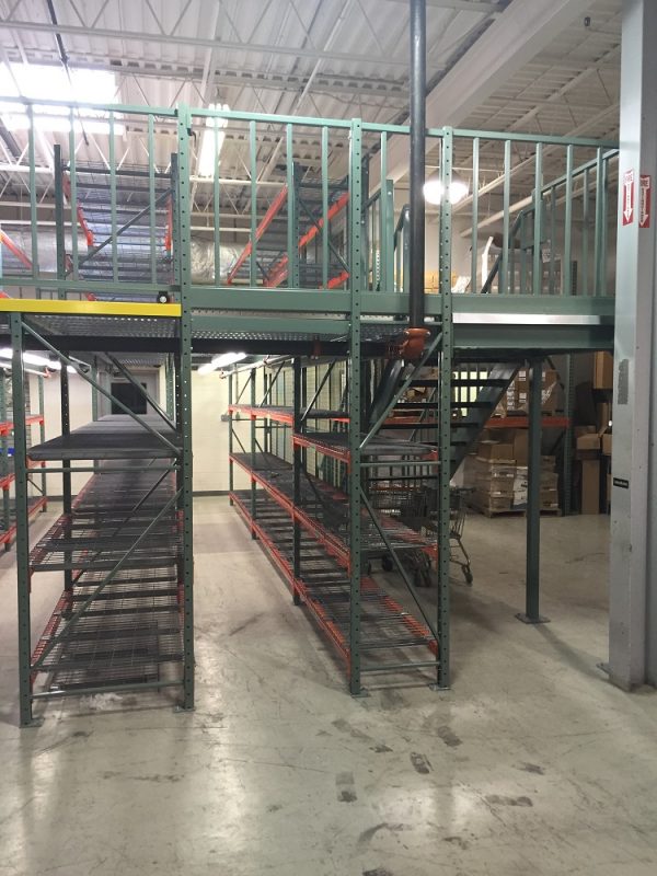 Pallet Rack Supported Platform Project – (Oshawa) - Space Aid Manufacturing