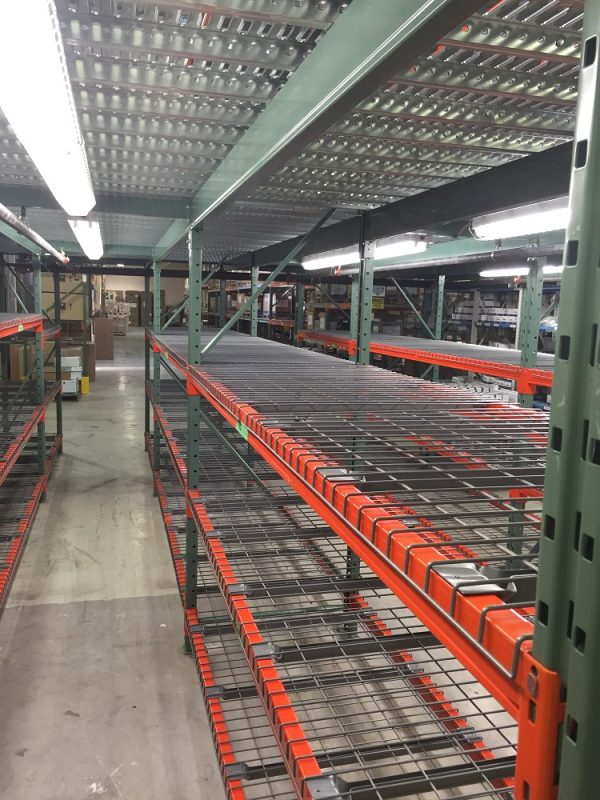 Pallet Rack Supported Platform Project – (Oshawa) - Space Aid Manufacturing