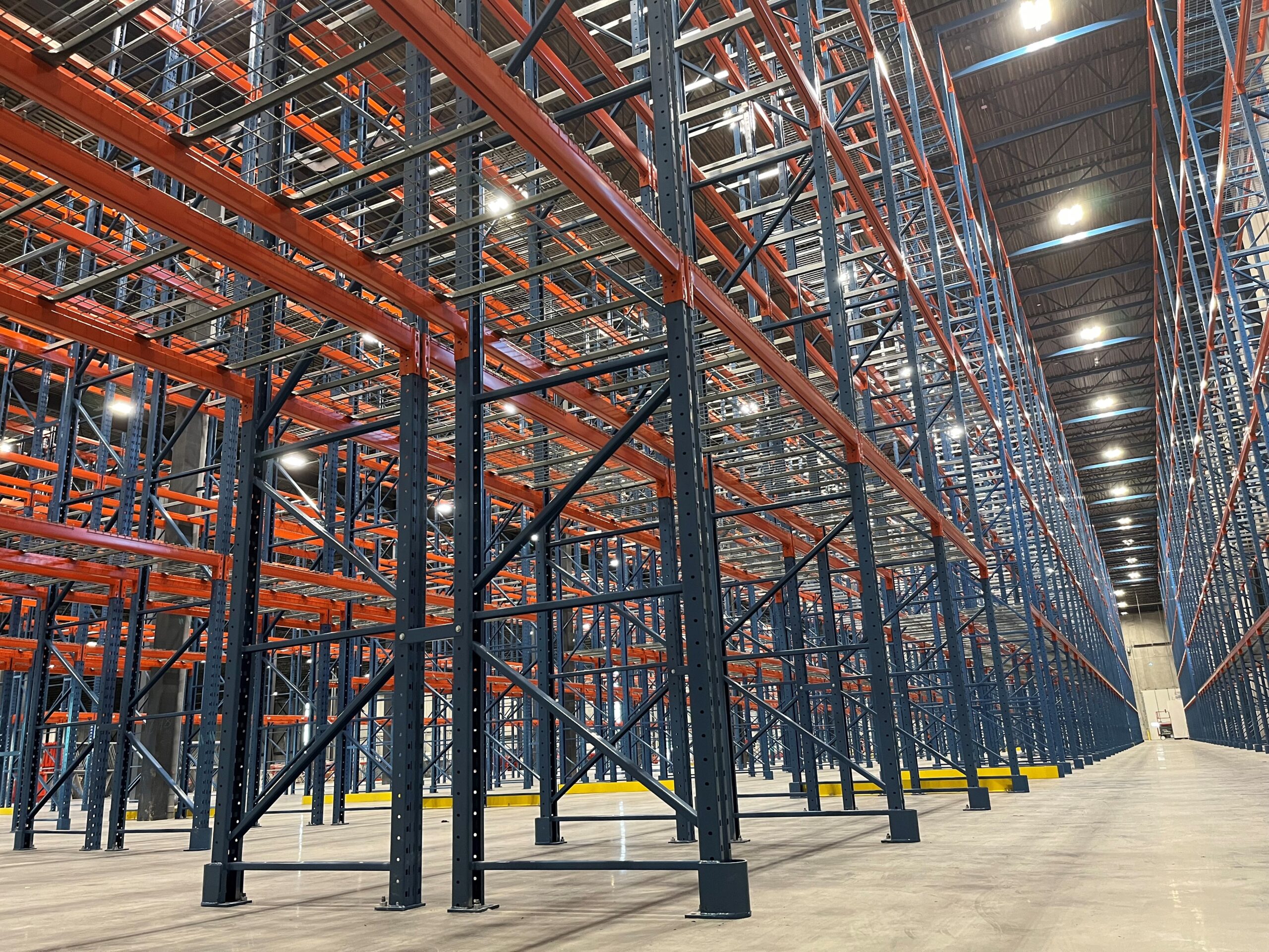 1 scaled Pushback Racking Project – 5 Deep (Brampton)